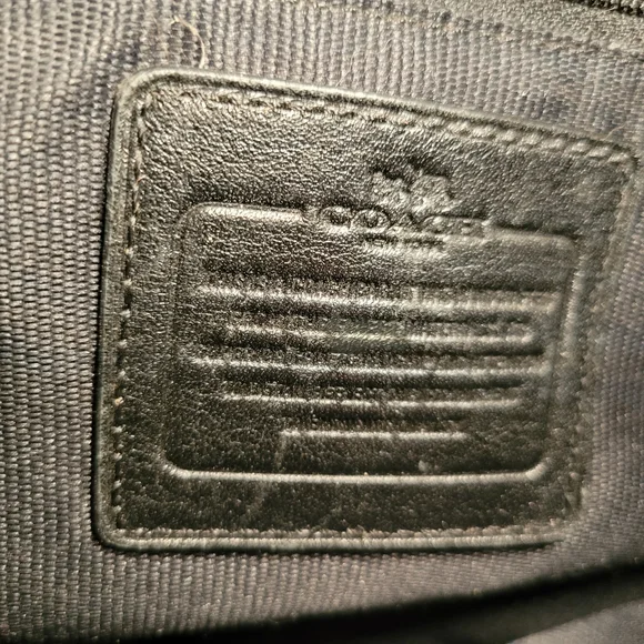 Coach Signature Gray Handbag - Picture 12 of 13
